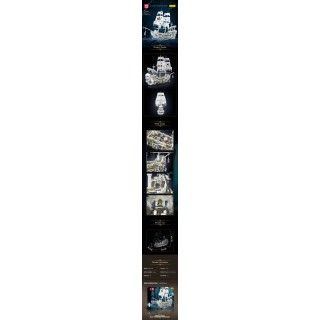 Ghost Pirate Ship Building Set 3769pcs.