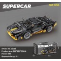 Sports Car Brick Set Black 589pcs.