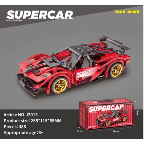 Sports Car Red Brick Set 482 pcs.