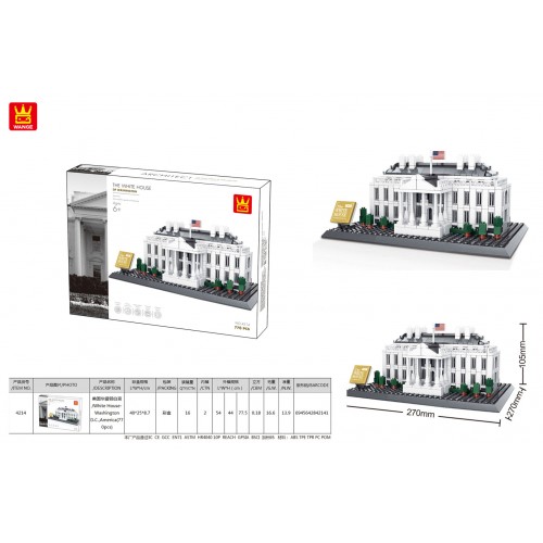 Set of Building Blocks Series White House 894 pcs.