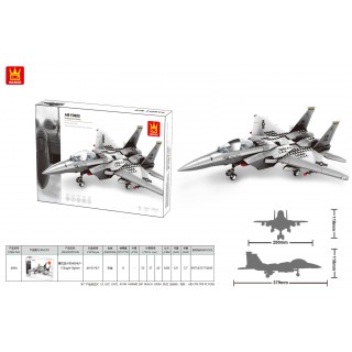 Fighter Building Blocks Set 223 pcs.