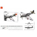 Military Airplane Building Blocks Set 256 pcs.