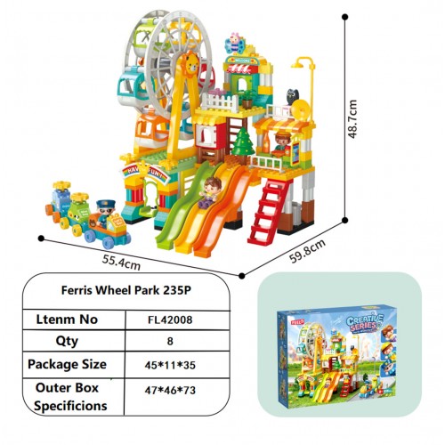 Amusement Park Construction Blocks 235pcs.