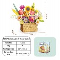 Spring Bouquet in a Basket Building Blocks Set 1615 pcs.