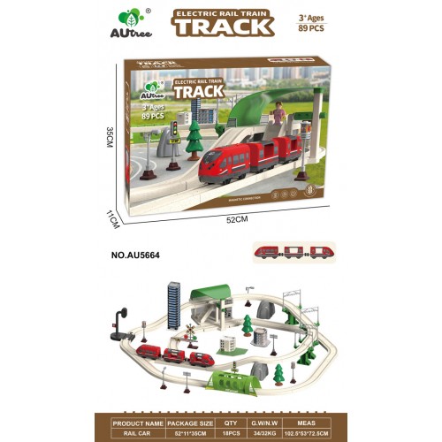 City Train with Light and Sound Function 89 pcs.