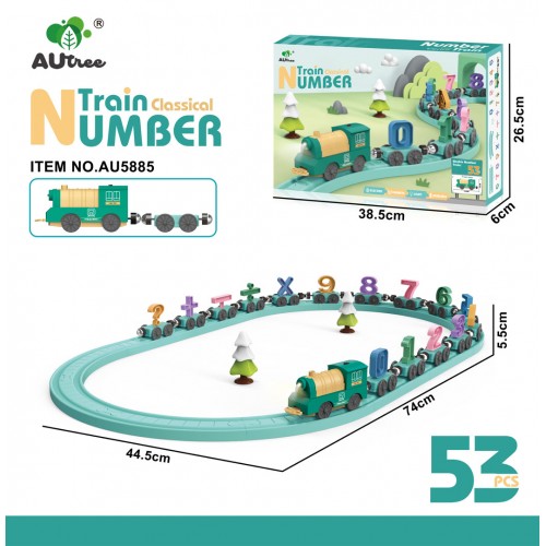Mathematical Train 53 pcs.