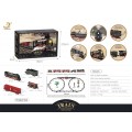 Retro Train with Lights, Sounds and Smoke Function 207cm