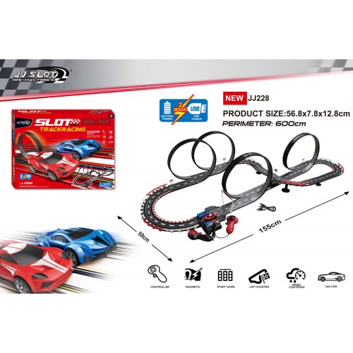 TRACK SPORT Car Racing Track Length 600cm