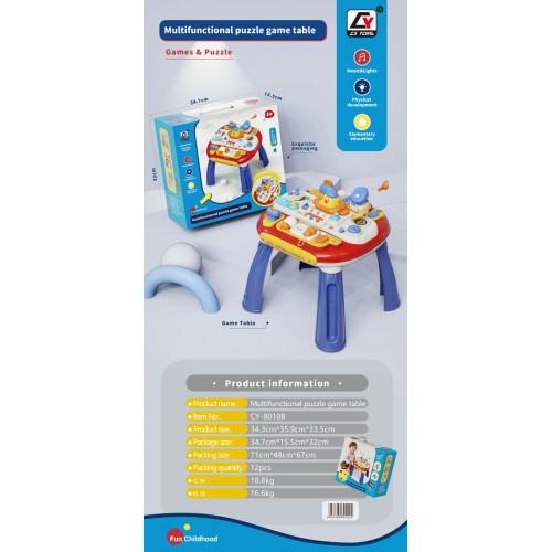 Multifunctional Interactive Play Table