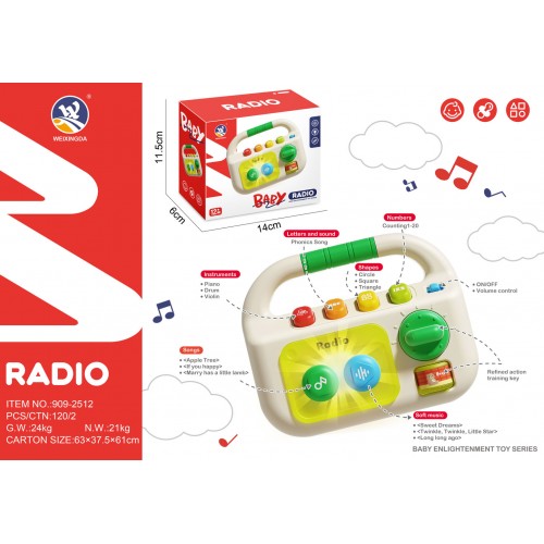 Multifunctional Radio with Sounds for the Youngest