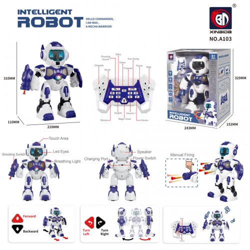 A08 Multifunctional Robot with Shooting Function