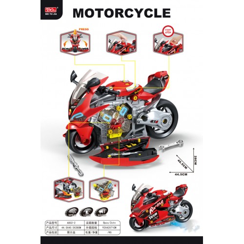 Little Mechanic Set Workshop Motorcycle