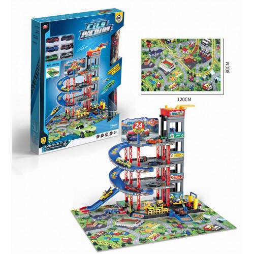 MEGA Multi-storey Car Park with Mat + Accessories