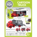 Set of Vehicles: Tow Truck + Fire Trucks