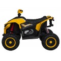 Quad Fast Wheel Vehicle Yellow