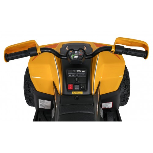 Quad Fast Wheel Vehicle Yellow