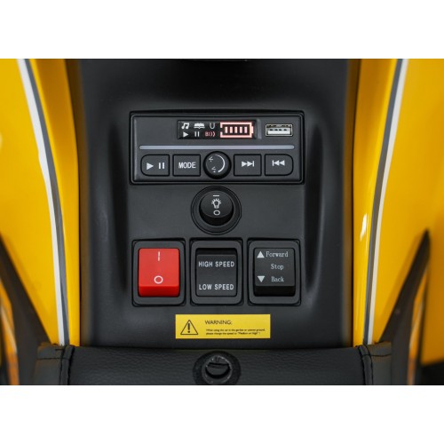 Quad Fast Wheel Vehicle Yellow