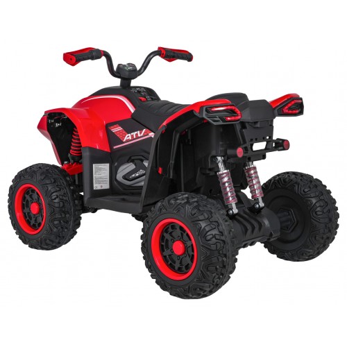 Quad Fast Wheel Vehicle Red