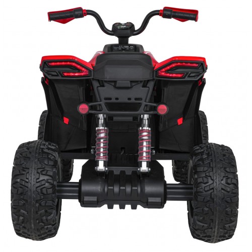 Quad Fast Wheel Vehicle Red