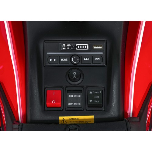 Quad Fast Wheel Vehicle Red