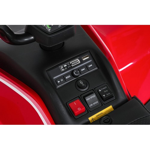 Quad Fast Wheel Vehicle Red