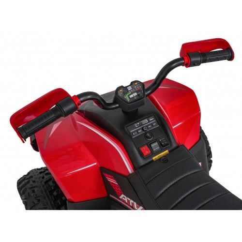 Quad Fast Wheel Vehicle Red