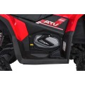 Quad Fast Wheel Vehicle Red