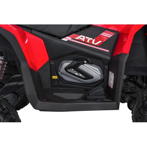 Quad Fast Wheel Vehicle Red