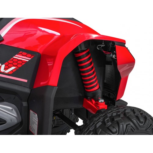 Quad Fast Wheel Vehicle Red