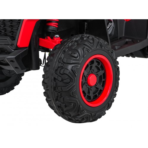 Quad Fast Wheel Vehicle Red