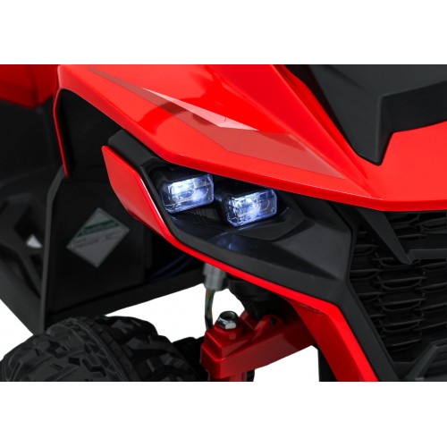 Quad Fast Wheel Vehicle Red
