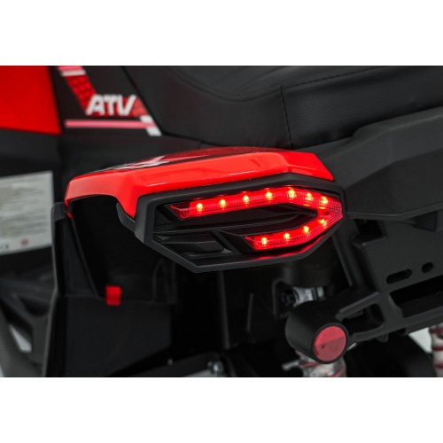 Quad Fast Wheel Vehicle Red