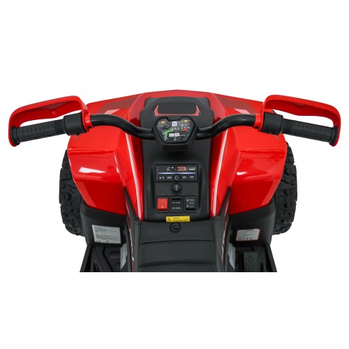 Quad Fast Wheel Vehicle Red