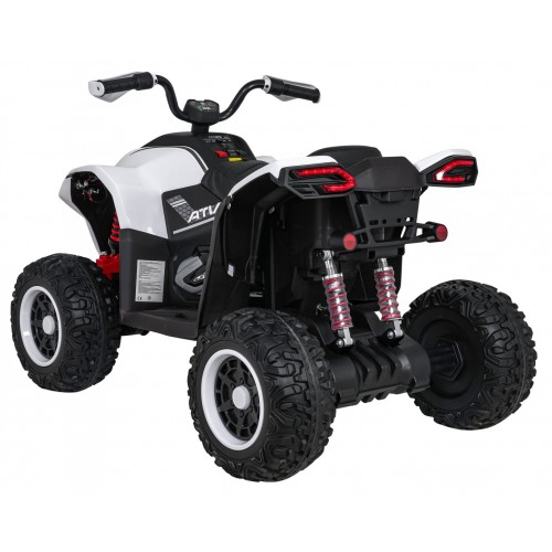 Quad Fast Wheel Vehicle White