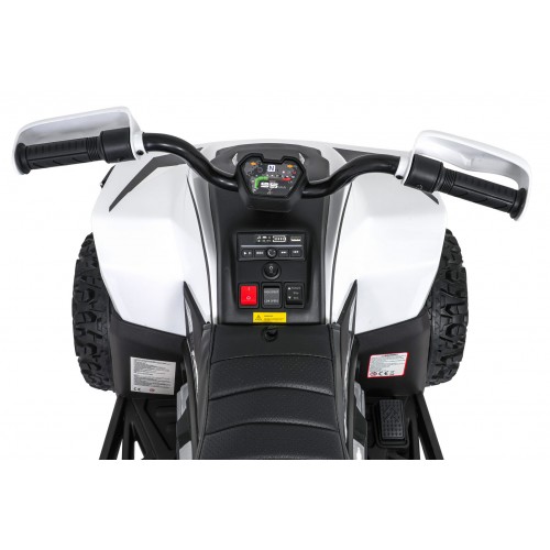 Quad Fast Wheel Vehicle White