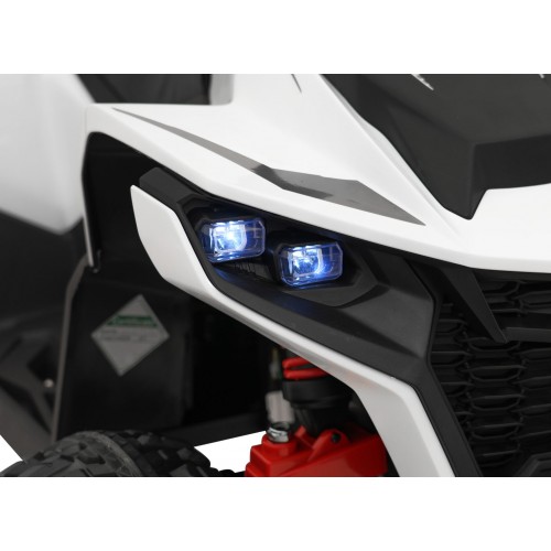 Quad Fast Wheel Vehicle White