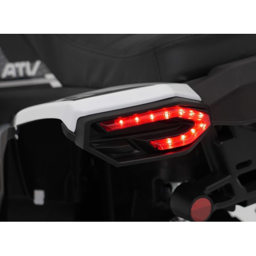 Quad Fast Wheel Vehicle White