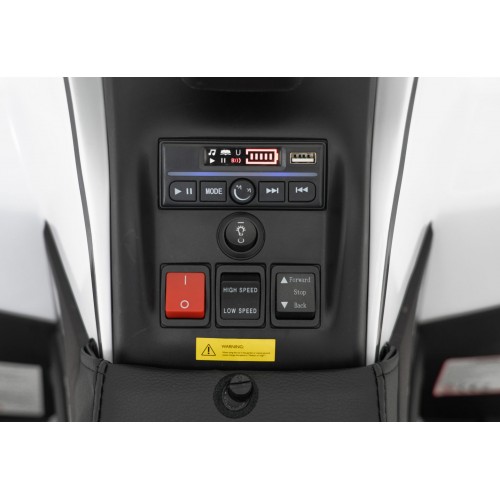 Quad Fast Wheel Vehicle White
