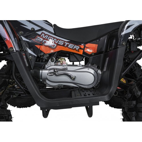 200CC MONSTER Orange Quad Bike