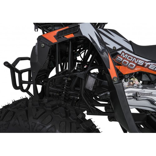 200CC MONSTER Orange Quad Bike
