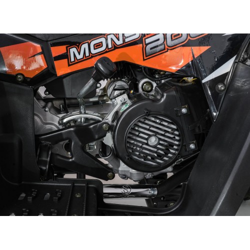 200CC MONSTER Orange Quad Bike