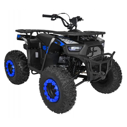 200CC MONSTER Blue Petrol Quad Bike