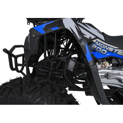 200CC MONSTER Blue Petrol Quad Bike