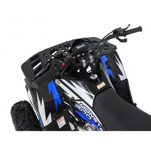 200CC MONSTER Blue Petrol Quad Bike