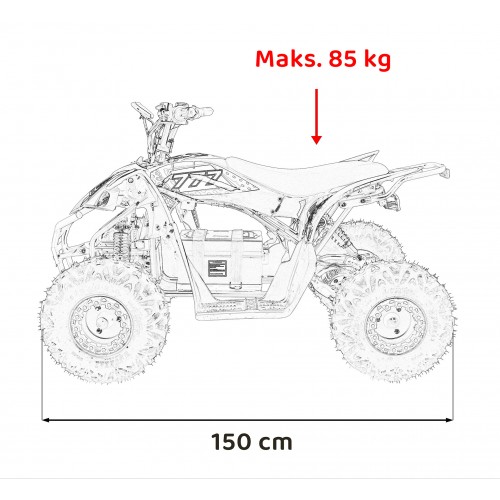Quad Vehicle DESERT STORM LIFT Black