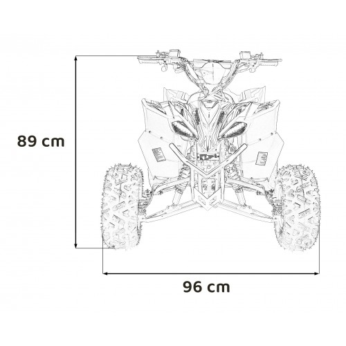 Quad Vehicle DESERT STORM LIFT Black