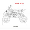 DESERT STORM LIFT Red Petrol Quad Bike