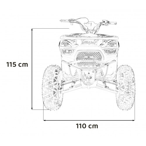 Quad Bike Petrol 200CC MONSTER Green