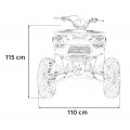 Quad Bike Petrol 200CC MONSTER Red