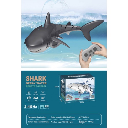 Remote Controlled Shark with Light Function